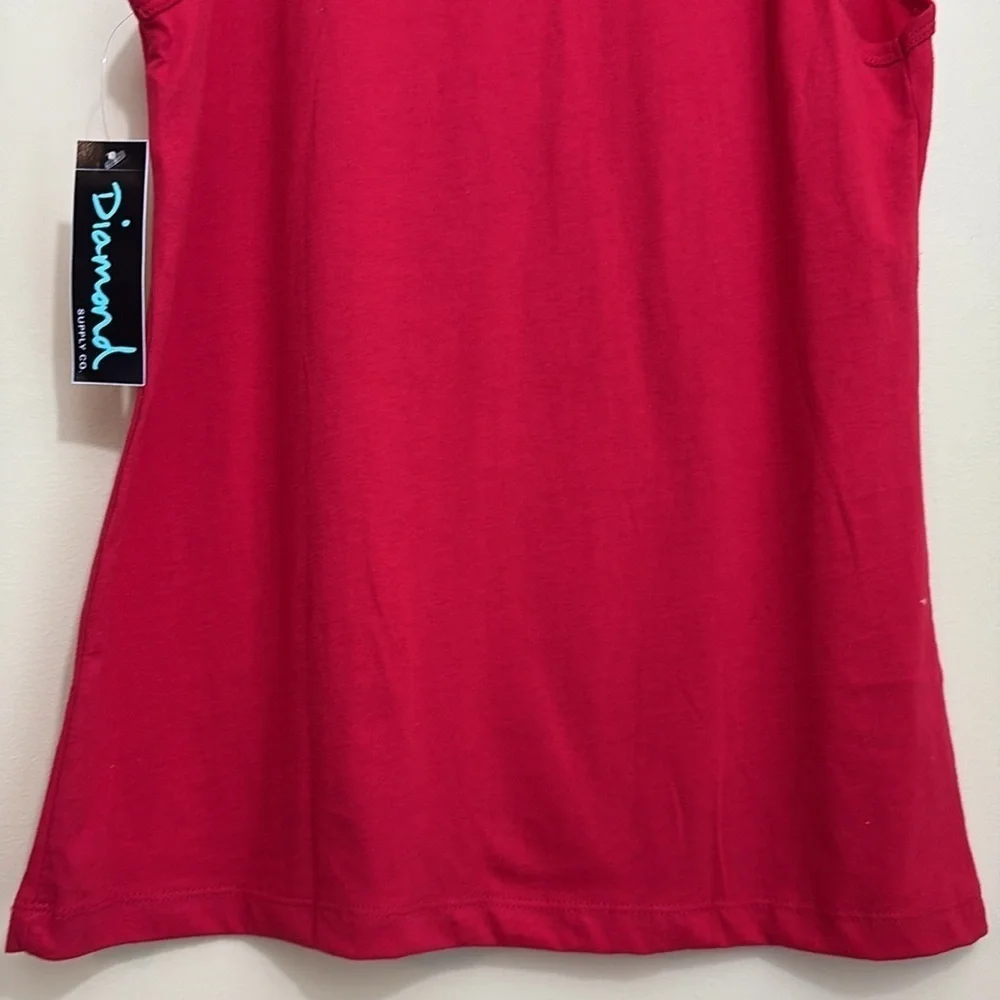 Diamond Supply Company | Red NWT Graphic 100%Cotton Tank Top Shirt S - Picture 9 of 9